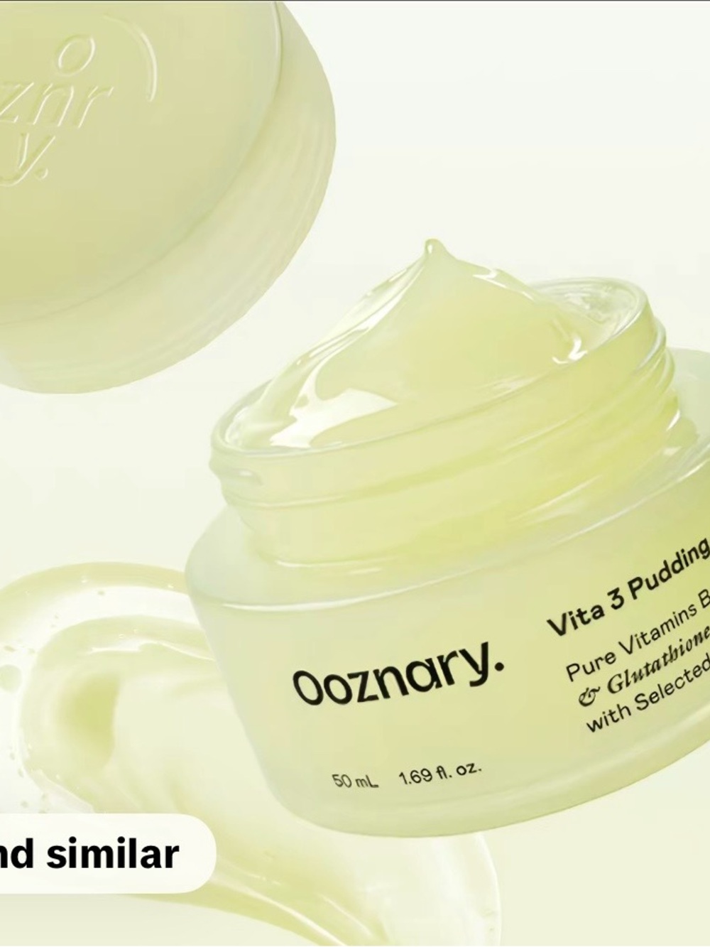 Ooznary Vita 3 Pudding Brightening Gel Cream - Light Yellow